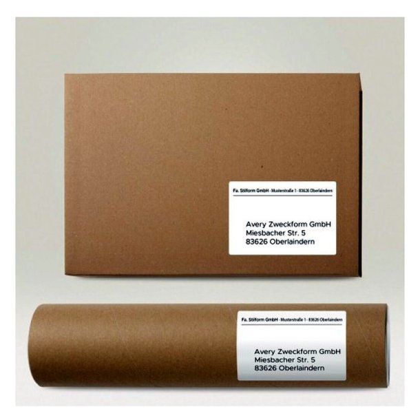 Avery etiketter - hvide p A4 - 105,0mmx148,0mm - 400 etiketter - ILC universal