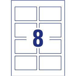 Avery Visitkort - mat - 260g - 85x54 - Inkjet - 80 stk.