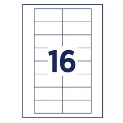 Avery Navneskilte-indstik - Badgepoint 35 - 74x34 mm - 160 stk.