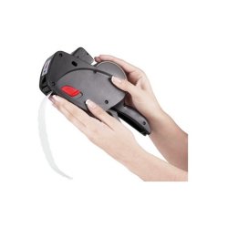 Avery prismrkepistol st 826 - 26x12mm - 1 linje - 1 rulle hvide prismrker + blk