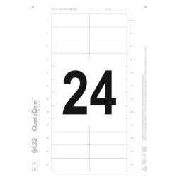 Avery navneskilte - 68 x 22 mm - st�lramme - pakke med 5 s�t
