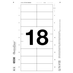 Avery navneskilte - 70 x 30 mm - st�lramme - pakke med 5 s�t