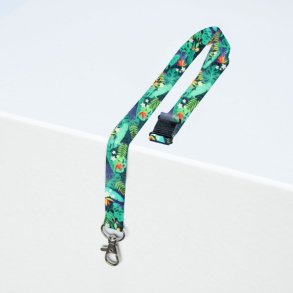 Avery N�glesnor - m/karabinhage - genbrugsplast - Tropical - 10 stk.