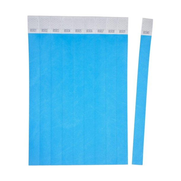 Avery Festivalarmb�nd - Tyvek - bl� - 500 stk.