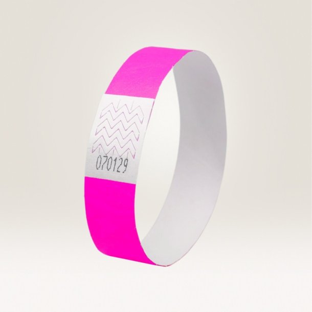 Avery Festivalarmb�nd - Tyvek - pink - 500 stk.