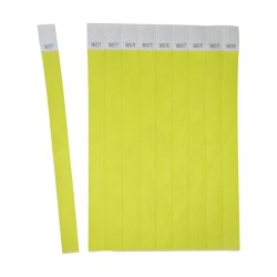 Avery Festivalarmb�nd - Tyvek - neongul - 500 stk.