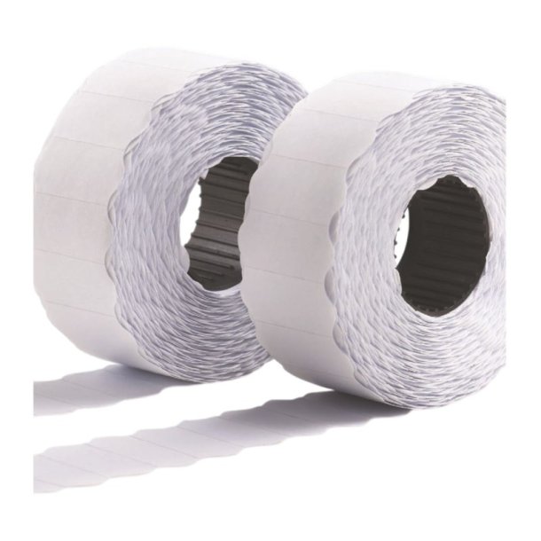 Avery prism�rker permanent - 26x16mm - 10 ruller med 1200 hvide