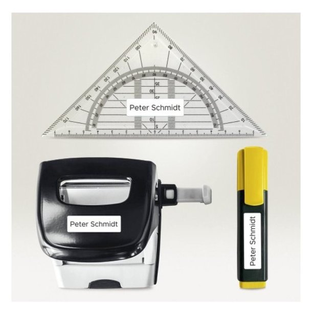 Avery etiketter - hvide p A4 - 35,6mmx16,9mm - 2400 etiketter - aftagelige og flytbare