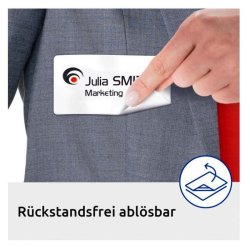 Avery navneetiketter - p A4 ark - 63,5x29,6mm - 540 etiketter - selvklbende tj navneskilte