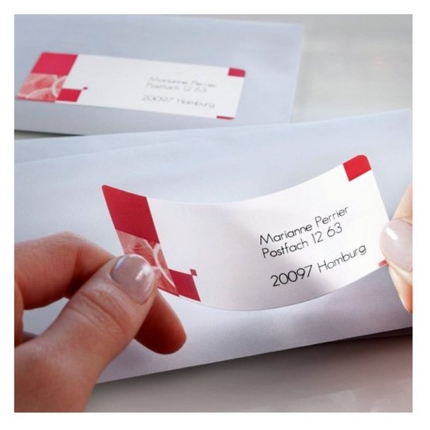 Avery Adresseetiketter - p A4 ark - 63,5mmx46,6mm - 1800 etiketter - Permanente QP+UG