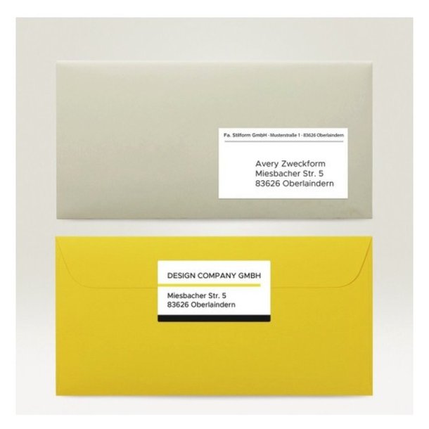Avery Adresseetiketter - p A4 ark - 63,5mmx72,0mm - 1200 etiketter - Permanente QP+UG