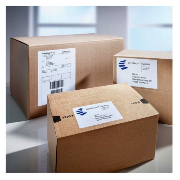 Avery Adresseetiketter - p A4 ark - 99,1mmx139,0mm - 400 etiketter - Quickpeel + Ultragrib