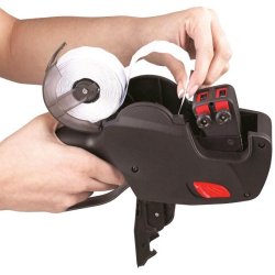 Avery Prismrkepistol st 1826 - 26x16mm - 2 linjer - 1 rulle hvide prismrker + blkpatron