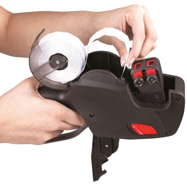 Avery Prismrkepistol st 1826 - 26x16mm - 2 linjer - 1 rulle hvide prismrker + blkpatron