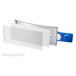 Avery navneskilte - 68x22 mm - rustfri stlramme - pakke med 20 St