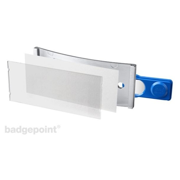 Avery navneskilte - 68x22 mm - rustfri stlramme - pakke med 20 St