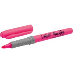 BIC overstregningstusch Brite Liner Grip - pink