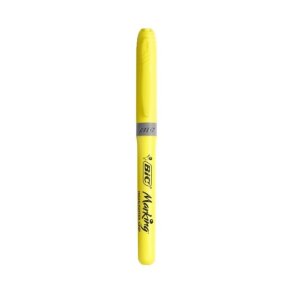 BIC overstregningspen Brite Liner Grip - gul