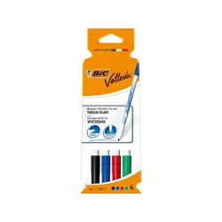 BIC Whiteboardmarker - Velleda - 1721 - pakke med 4 farver