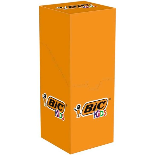 Bic Kids Evolution Triangle Jumbo Farveblyant - 48 stk.