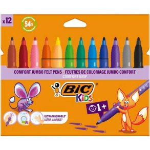 Bic Kids Comfort Jumbo Penseltusch - 12 stk.