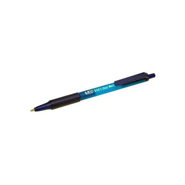 BIC kuglepen - Soft Feel Clic Grip - bl