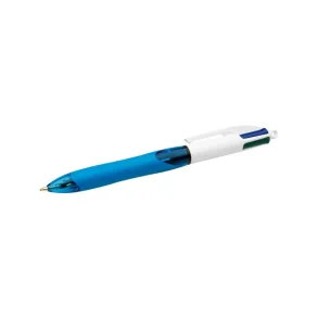 BIC Kuglepen Grip 4 farver sort, r�d, bl� og gr�n