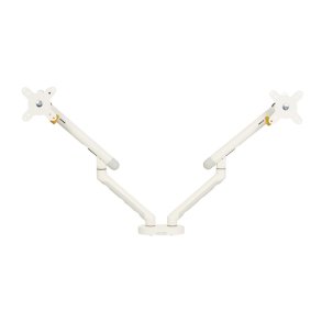BakkerElkhuizen BE Flexible Dual Hvid - dobbelt sk�rmarm til to sk�rme