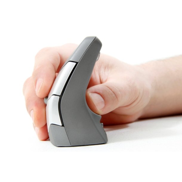 BakkerElkhuizen DXT Precision - vertikal ergonomisk mus - trdls - gr