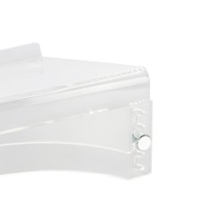 BakkerElkhuizen FlexDoc Dokumentholder - justerbar - 384x260mm - Transparent bredygtig akryl
