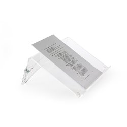 BakkerElkhuizen FlexDoc Dokumentholder - justerbar - 384x260mm - Transparent bredygtig akryl