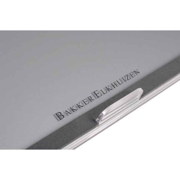 BakkerElkhuizen FlexDesk 640 Dokumentholder - justerbar - 515x380mm - Transparent akryl