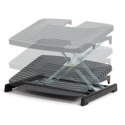 BakkerElkhuizen Pro 959 fodsttte - tilt - hjdejusterbar - 390x520mm - sort