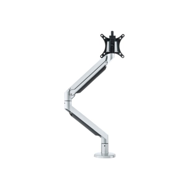 BakkerElkhuizen Premium Office single monitor arm - 10-27" - pan, rotere, tilt, hjde - slv