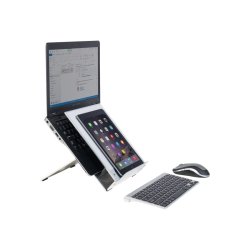BakkerElkhuizen Ergo-Q 260 Laptop Stand/Dokumentholder - 10-16" - mrk gr