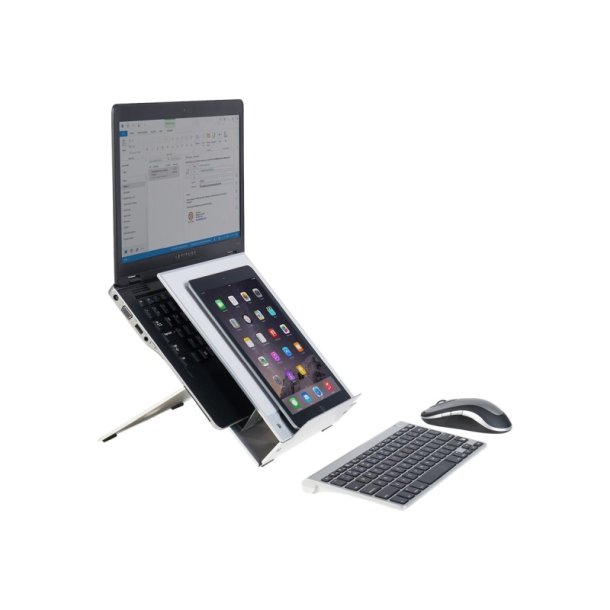 BakkerElkhuizen Ergo-Q 260 Laptop Stand/Dokumentholder - 10-16" - mrk gr