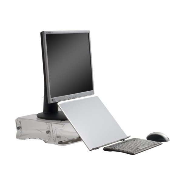 BakkerElkhuizen Q-doc 400 Dokumentholder - justerbar vinkel - 370x280mm - metal