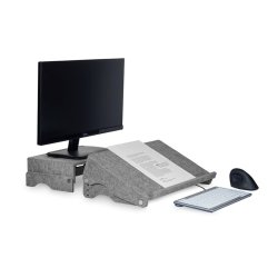 BakkerElkhuizen Q-doc 515 Dokumentholder - justerbar - 495x295mm - gr PET-felt