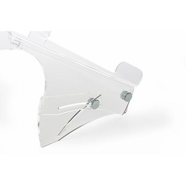 BakkerElkhuizen Q-note 350 Laptop Stand - 11-20" - Transparent bredygtig akryl