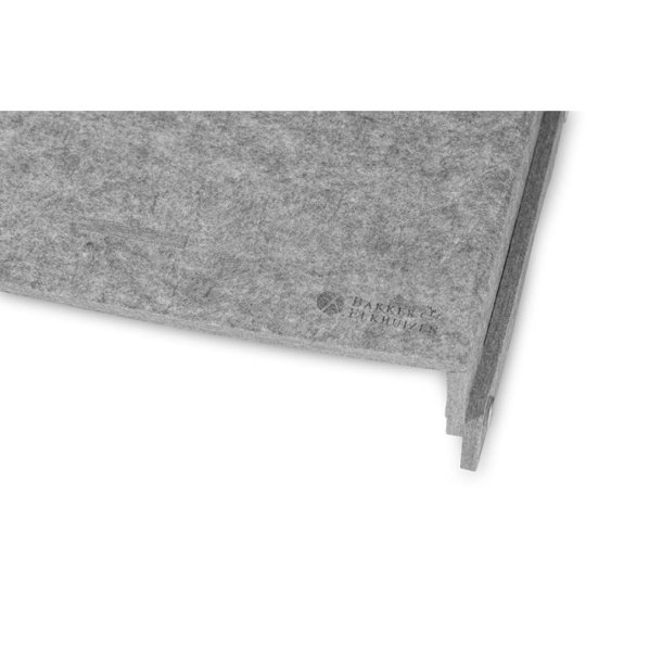BakkerElkhuizen Q-riser 110 monitor stand - 10-30" - hjdejusterbar - gr PET-felt