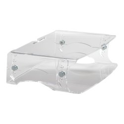 BakkerElkhuizen Q-riser 130 monitor stand - 10-30" - hjdejusterbar - Transparent akryl