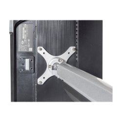 BakkerElkhuizen Smart Office 12 twin monitor arm - 10-27" - pan, rotere, tilt, hjde - sort/slv