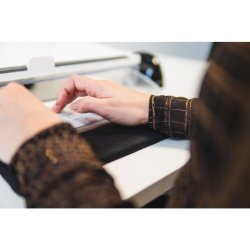 BakkerElkhuizen Trapezium Ergo hndledsttte - kompakt - 80x330mm - sort