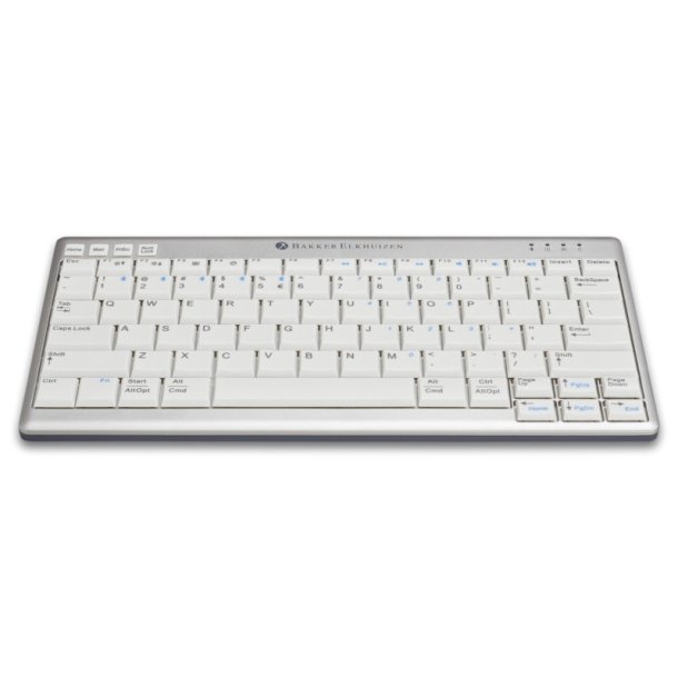 BakkerElkhuizen UltraBoard 950 - ergonomisk kompakt tastatur - trdls - slv - (US)