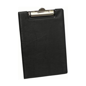 Bantex A5 Clipboard med forside - lomme - penneholde - sort