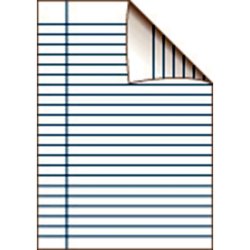 Bantex skolehfte - A5 linjeret - 22 linjer - 24 blade - Mrkegrn - Ecolabel