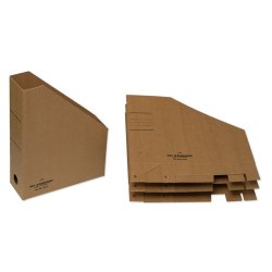 Bantex Tidsskriftssamler - A4 - kraftig pap - brun