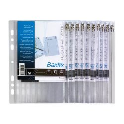 Bantex Universal lynlslomme - 12x20cm - klar - 1 stk.