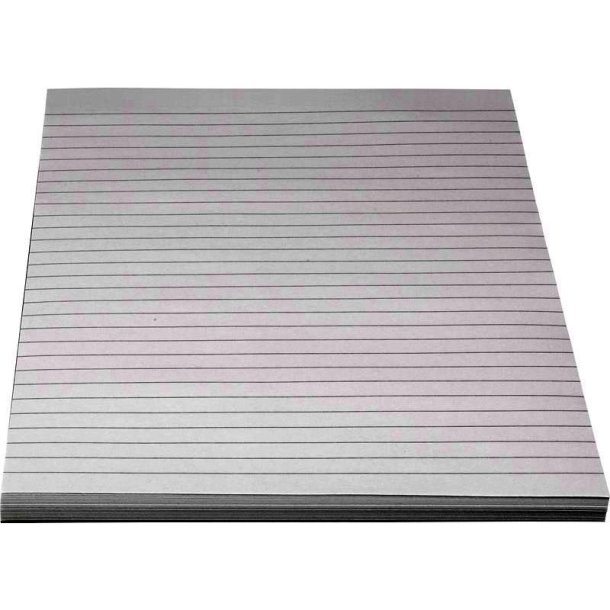 Bantex telefonblok - A4 - linjeret - uhullet - toplimet - 100 ark - 60g