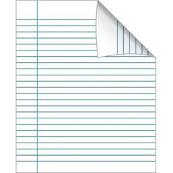 Bantex Skoleh�fte - 17x21 cm linjeret - 24 linjer - 32 blade - Antracitgr� - Ecolabel